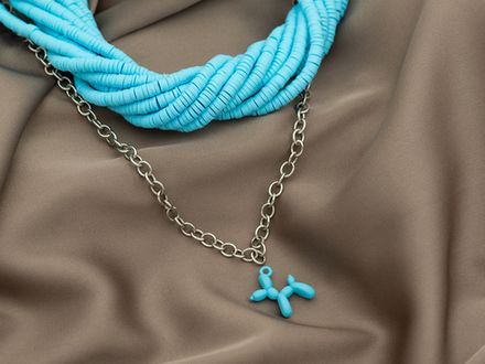 Подвеска Пудель 18,5мм, матовый