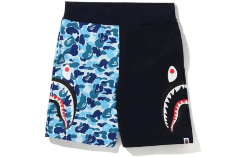 A Bathing Ape Abc Camo Side Shark Sweat Шорты