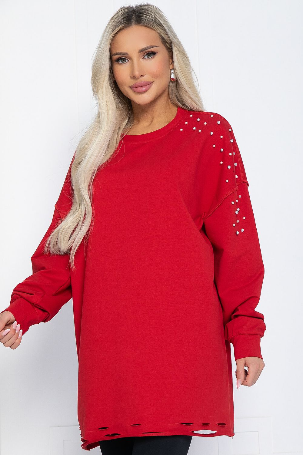 Свитшот Бьянка (красный) Б12368-1 LT Collection