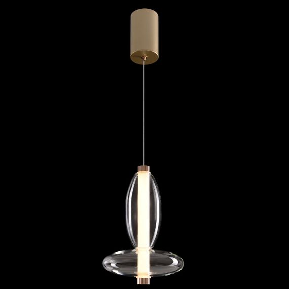 Подвесной светодиодный светильник Crystal Lux Quasar SP10W Led Transparent