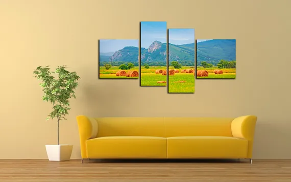 Модульная картина "Русское поле"