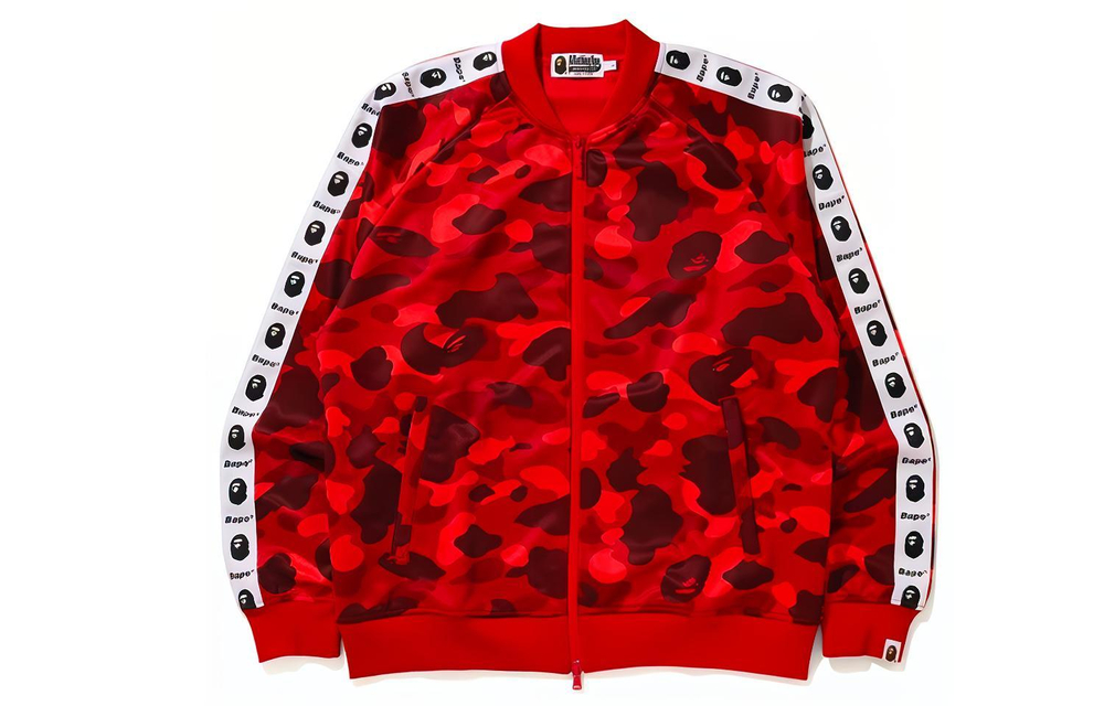 A Bathing Ape Color Camo Tape Jersey