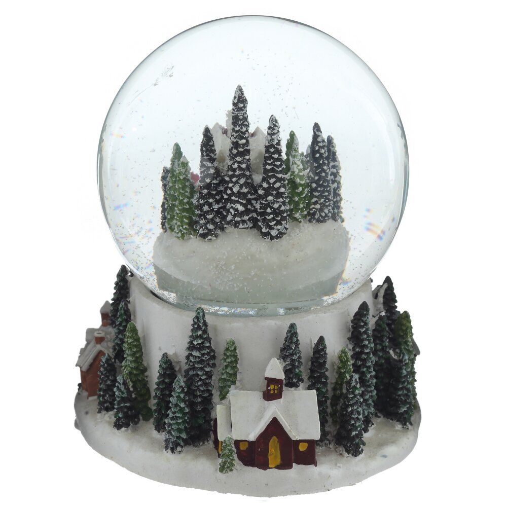 GAEM Фигурка декоративная "Рождество" в стекл шаре (свет, муз, вьюга, 3хAAA), D 15 см, L13 W14 H16 см