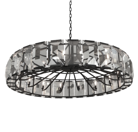 Pendant design lamp  Harlow Crystal Round by Restoration Hardware