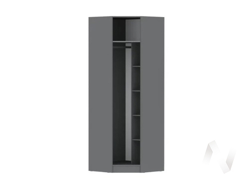 Шкаф угловой Мадрид угол скос (графит серый)