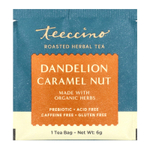 Teeccino, Жареный травяной чай, одуванчик и карамель, без кофеина, 10 чайных пакетиков, 60 г (2,12 унции)