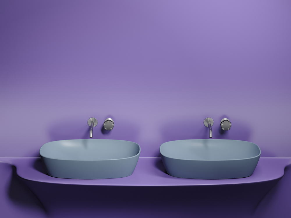 Умывальник чаша накладная овальная (цвет Серо-x