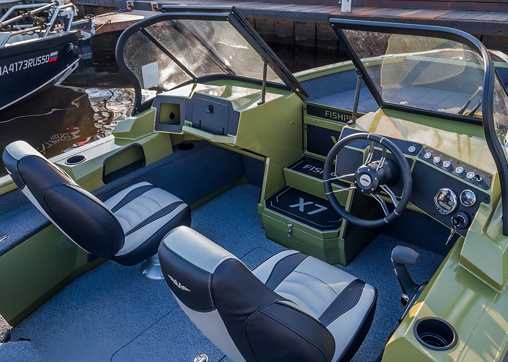Катер-лодка алюминиевая VBOATS Fishpro X7
