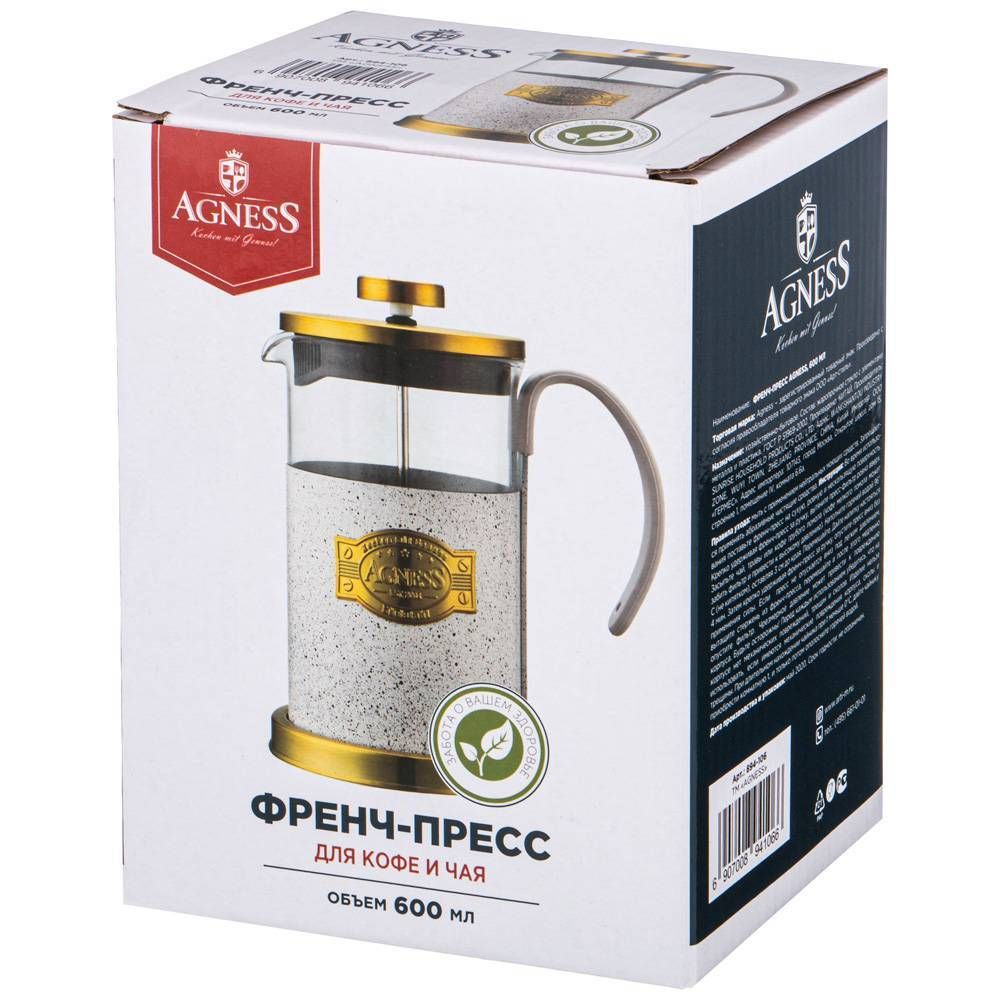 ФРЕНЧ-ПРЕСС AGNESS "ТЮДОР" 600 МЛ