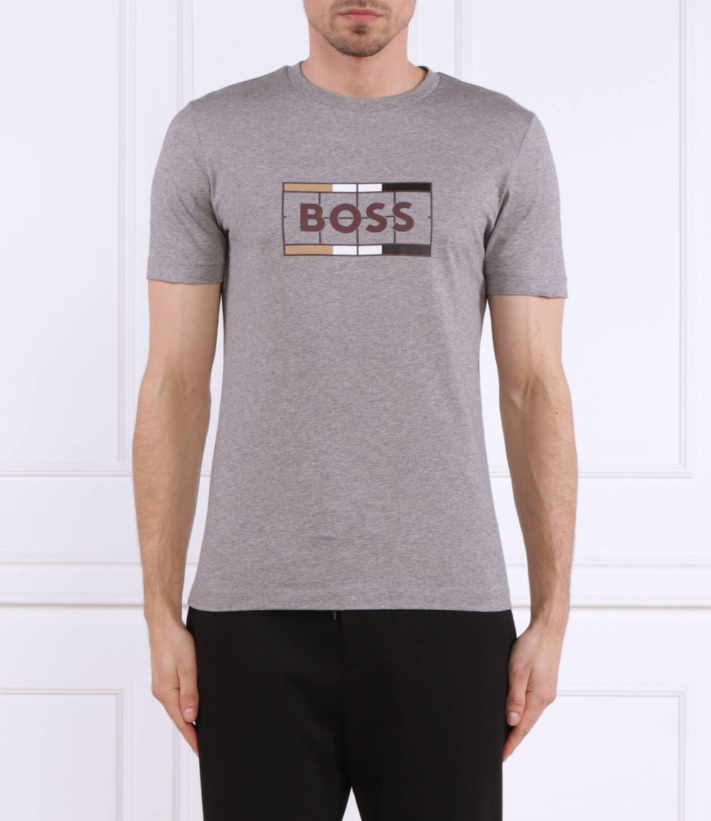 Футболка Tessler 186 BOSS BLACK - серый(50486210)
