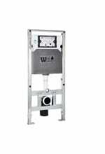 Унитаз с инсталляцией WeltWasser AMBERG 506 ST+SALZBACH 043 GL-BL+AMBERG RD-CR черный/кнопка хром, безободковый, с крышкой микролифт, слив торнадо