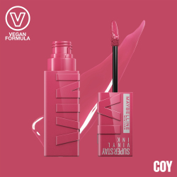 MAYBELLINE NEW YORK SuperStay Vinyl Ink - Стойкая жидкая помада, 4,2 ml