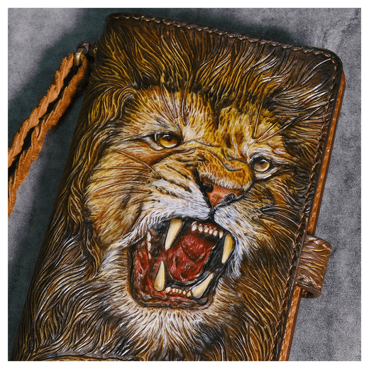 Кошелек зиппер «Лев»