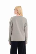 Лонгслив Weme Оверсайз серый