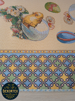 Пасхальный гобеленовый набор Пасхальное чудо (Дорожка 39х143+4 салфетки 40х40)