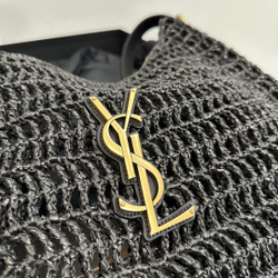 Saint Laurent Oxalis Bag In Raffia