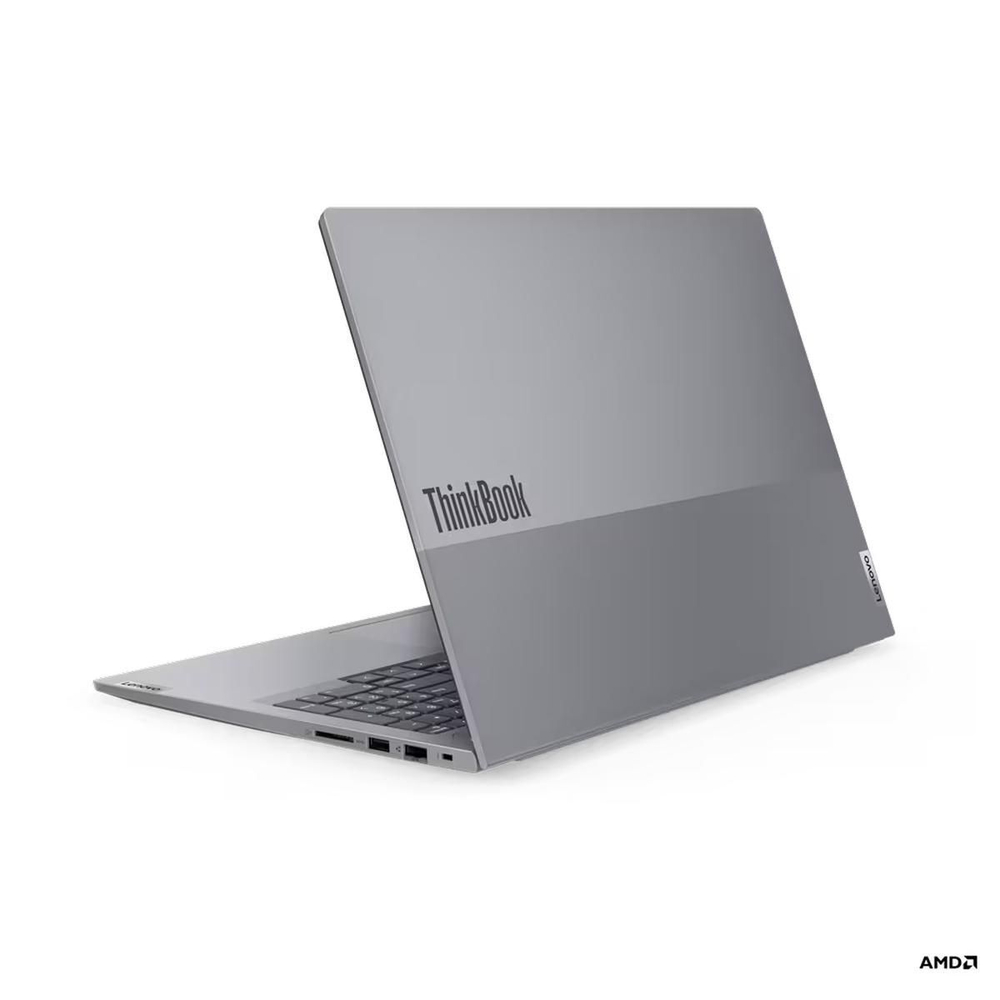 Ноутбук Lenovo ThinkBook 16 G6 ABP, 16" (1920x1200) IPS/AMD Ryzen 5 7530U/16 ГБ DDR4/512 ГБ SSD/AMD Radeon Graphics/Без системы, Серый (21KK000LRU)