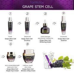 Farm Stay Grape Stem Cell Wrinkle Lifting Cream крем-лифтинг с фито-стволовыми клетками
