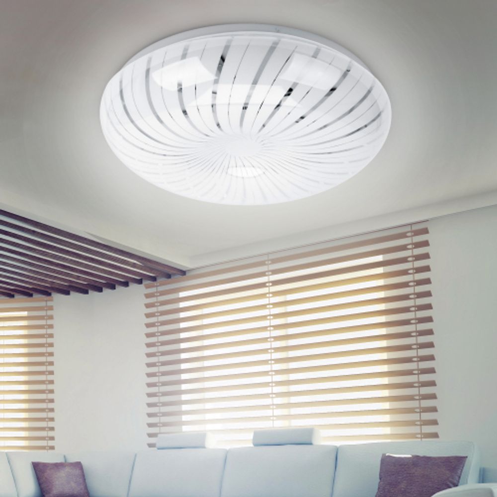 Светильник потолочный светодиодный ЭРА SPB-6-24-4K Meduza без ДУ 24Вт 4000K