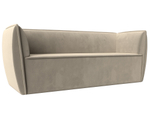 Диван кухонный прямой Бергамо 3-х местный, Бежевый, Микровельвет, 112102