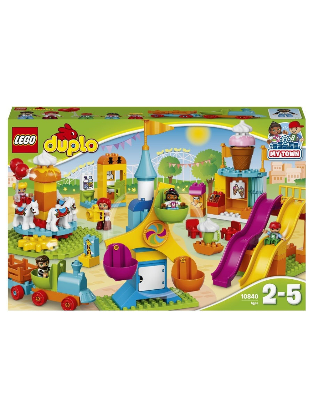 LEGO / Конструктор LEGO DUPLO Town 10840 Большой парк аттракционов