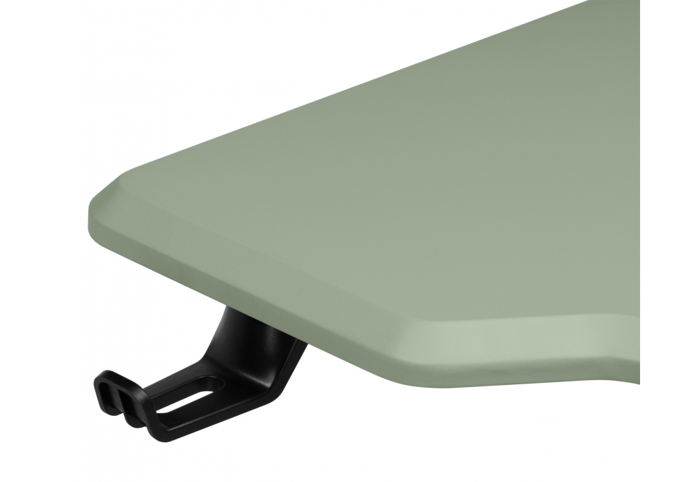 Компьютерный стол Woodville Маркос 140х80 зеленый, черный, ножки черные