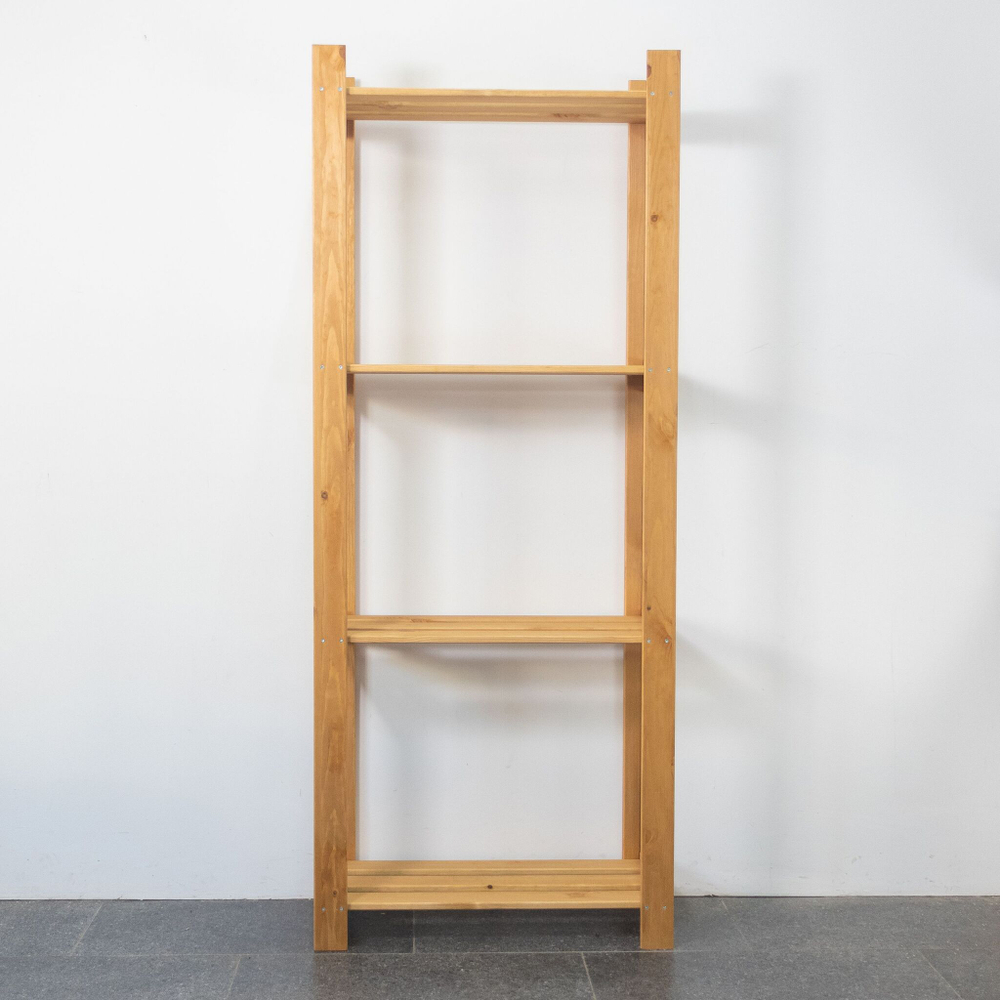 Стеллаж деревянный Альберт 159 см, бейц