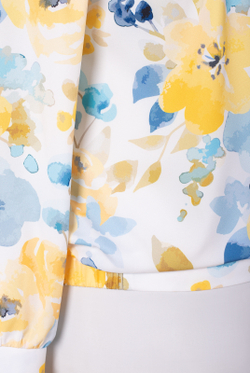 Блузка женская 4204ЛПА, Абстракция #176Абв094204ЛПА