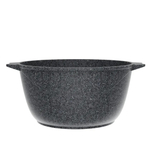 Кастрюля алюм, антиприг, 3 л, с крыш, крыш стекло, кругл, Мечта, Premium grey, 43901, сер