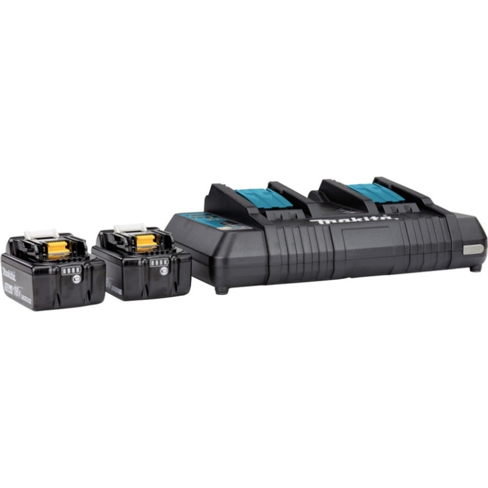 Аккумуляторная батарея 18V 2шт 5Ah + з/у два поста Makita 191L75-3