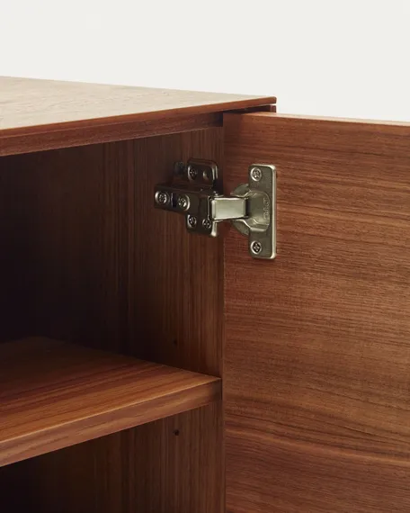 Vedrana Сервант из орехового шпона со стальными ножками 97,5 x 80 см