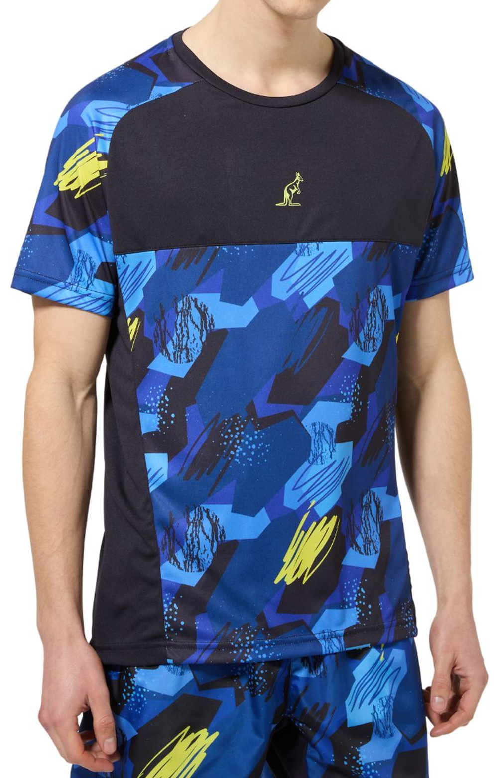 Мужская теннисная футболка Australian Scribble in Ace - разноцветный