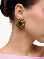 Серьги "Fiery heart" Gold