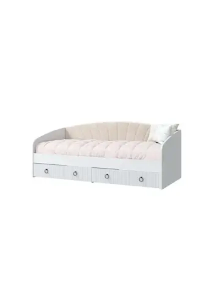 Кровать-софа детская, подростковая 200х84 Белое сияние