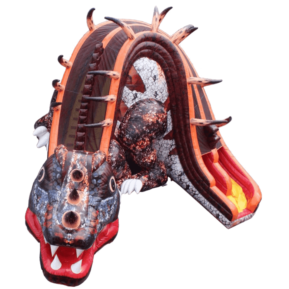 Коммерческий надувной батут "Мега - дракон"