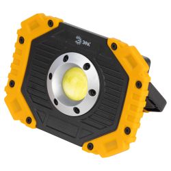 Светодиодный фонарь ЭРА Рабочие Практик PA-802 прожектор аккумуляторный 15Вт, COB, 6 режимов | Прожекторные фонари