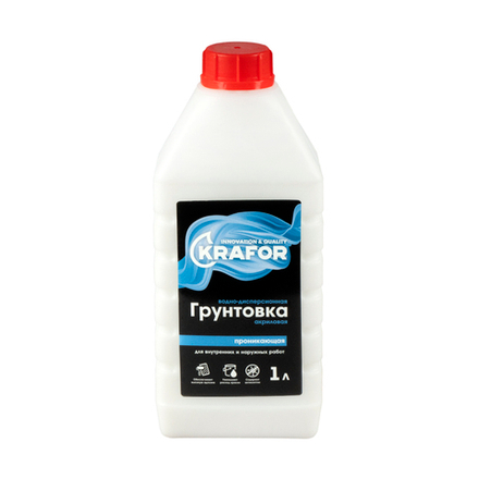 Грунтовка проникающая Krafor, 1 л