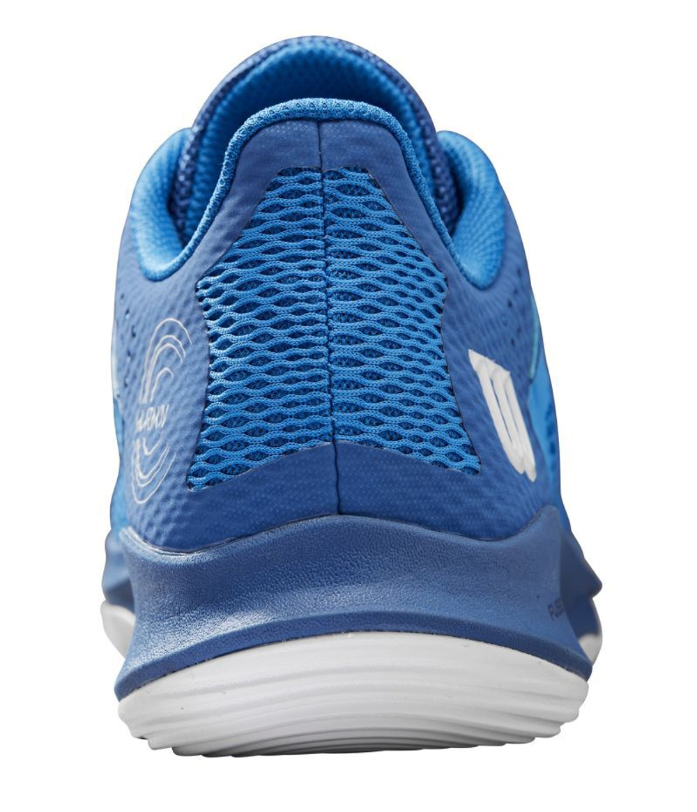 Мужские кроссовки для Падел Wilson Hurakn 2.0 - french blue/deja vu blue/white