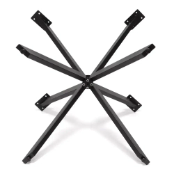 Подстолье из металла, разборное, ЁЖ, чёрное, диаметр 90 см, высота 74 см