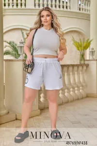 Шорты 438-белый Minova