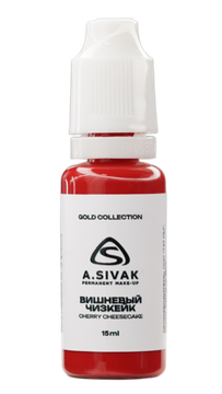 Вишневый чизкейк - гибридный пигмент для татуажа от A.Sivak