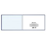 Книга учета 160 л., клетка, твердая, бумвинил, блок офсет, альбомная, А4 (210х295 мм), BRAUBERG, 130228, КОД_1С