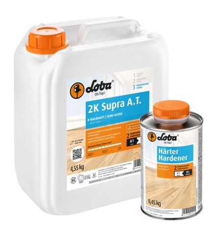 Lobadur WS 2K Invisible Protect AT Ультра -матовый паркетный лак   (Лобадур Инвизибл Протект АТ)