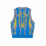 Жилет Ymkashix Вязаный Hellcome синий