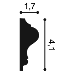 Молдинг DUROPOLYMER® P8030