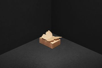 Упаковка для 6 шоколадных конфет. Бабочка