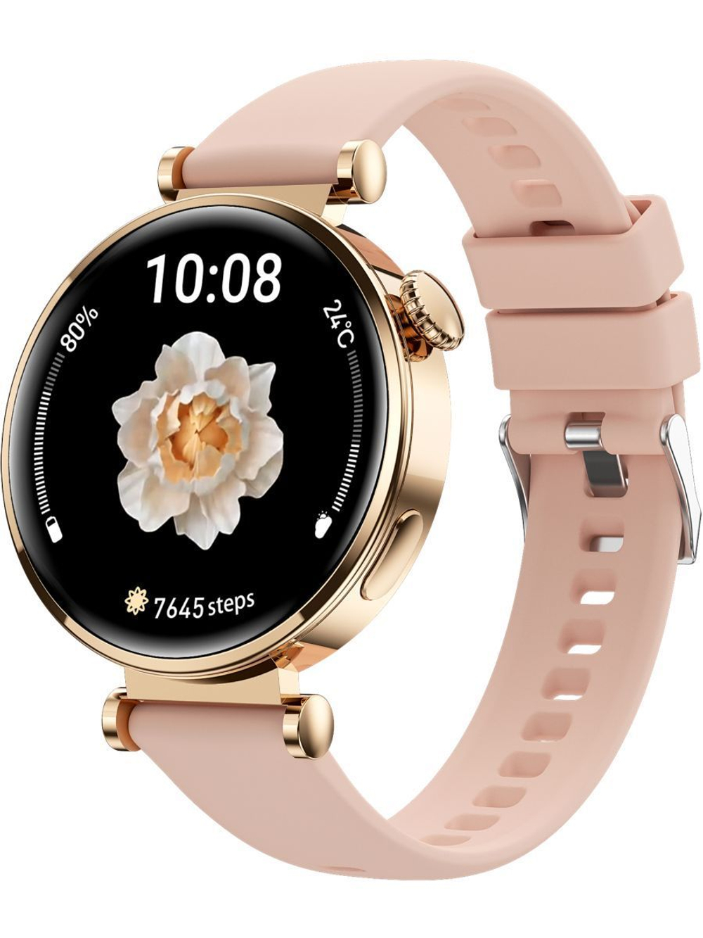 Смарт часы PARASMART Arielle GT4mini (силиконовый ремешок, золотистый)