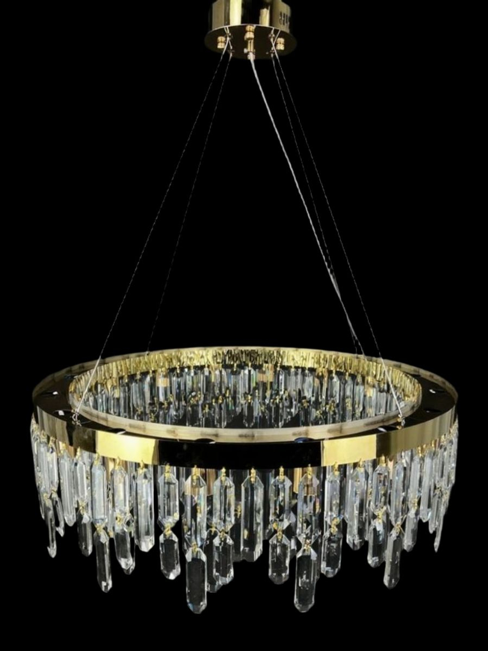 Люстра подвесная Lanbos, 16 ламп Е14, 640 Вт, до 35 кв м, латунь