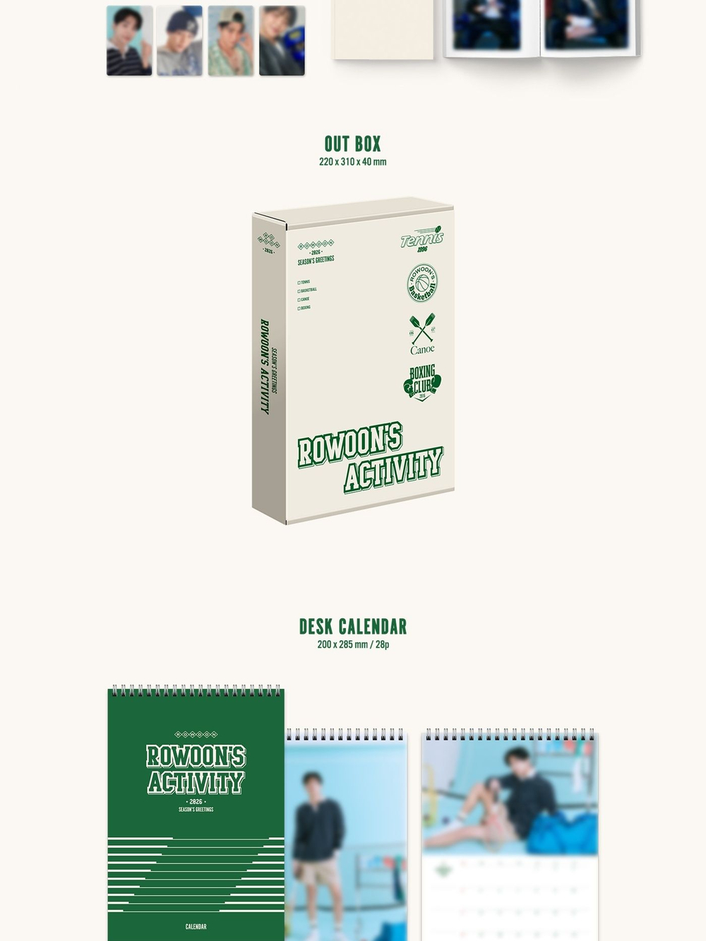 товары RO WOON - RO WOON'S ACTIVITY 2026 Season's Greetings