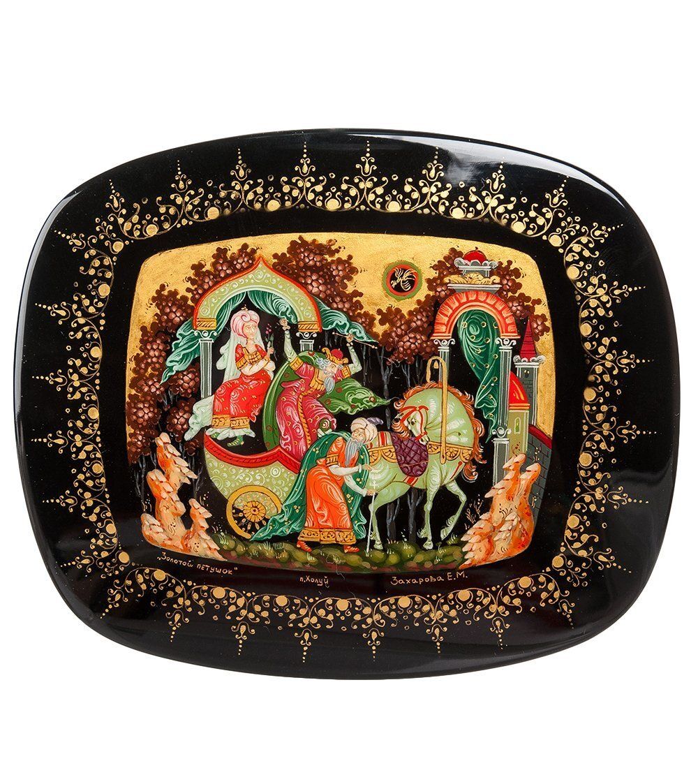 ШК-30/ 41 Шкатулка «Золотой петушок» Захарова